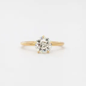 1.42 ct Old European Vault Five-Prong Solitaire