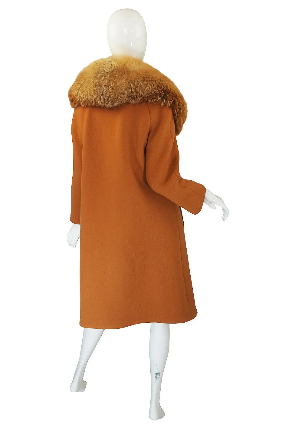 1950s Fur Collar & Wool Lilli Ann Coat