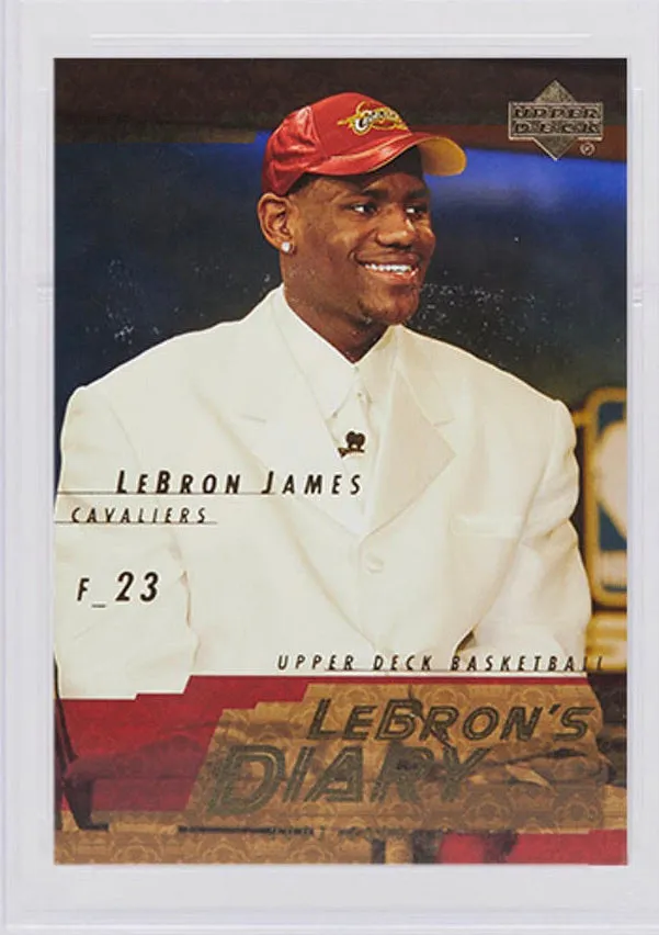 2003 Lebron James Upper Deck Diary RC