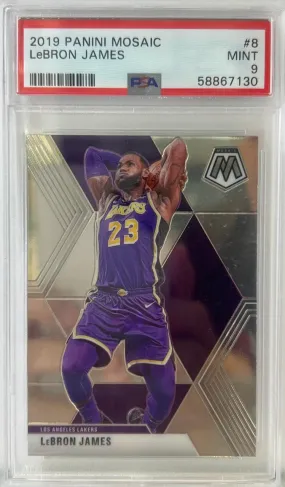 2019 Lebron James Panini Mosaic #8 PSA 9