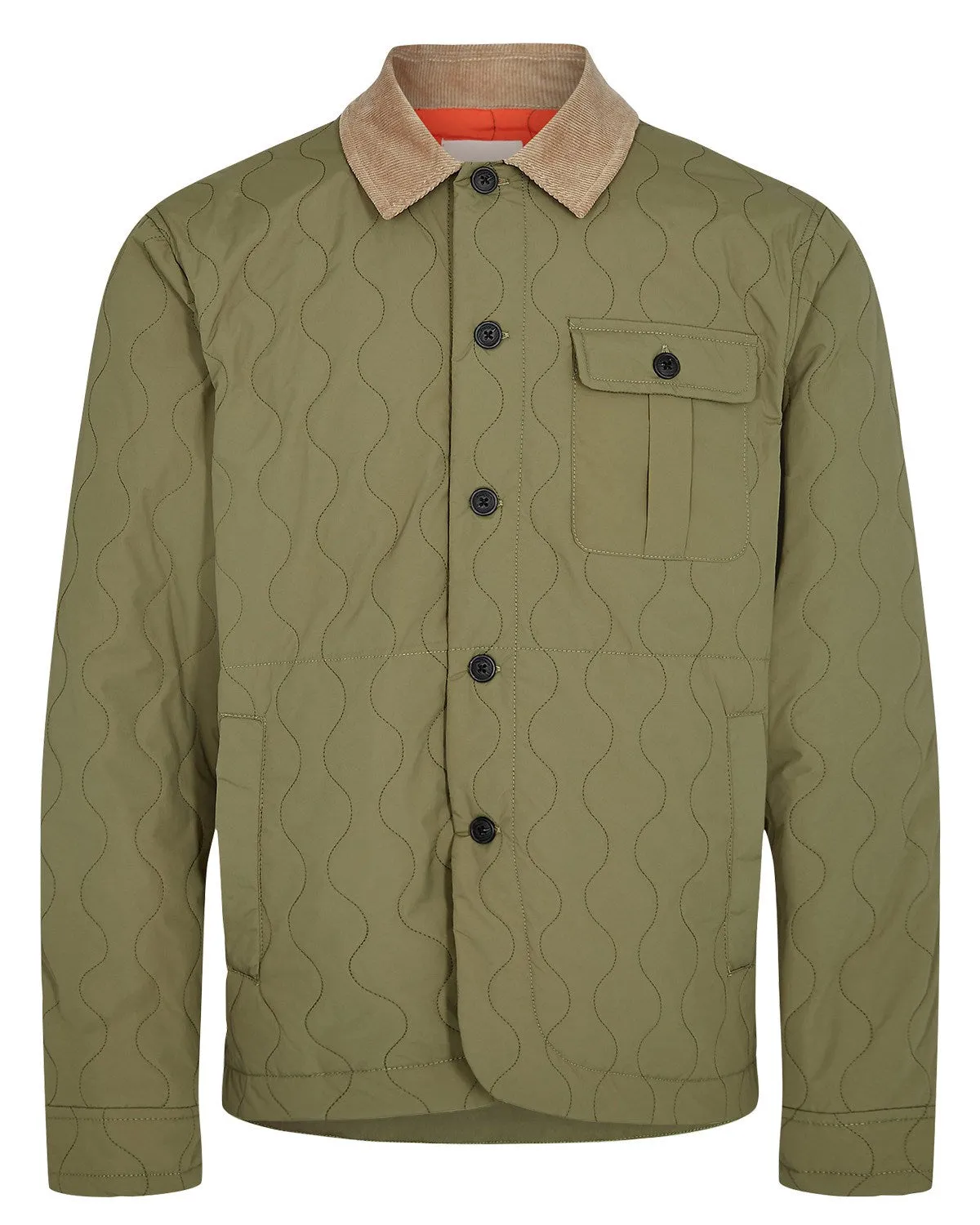 AKBENNY QUILT JACKET - Olivine