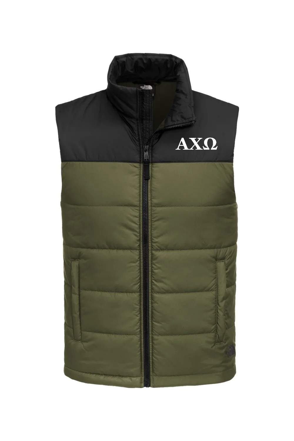 Alpha Chi Omega - North Face Everyday Insulated Vest - White Embroidered Letters