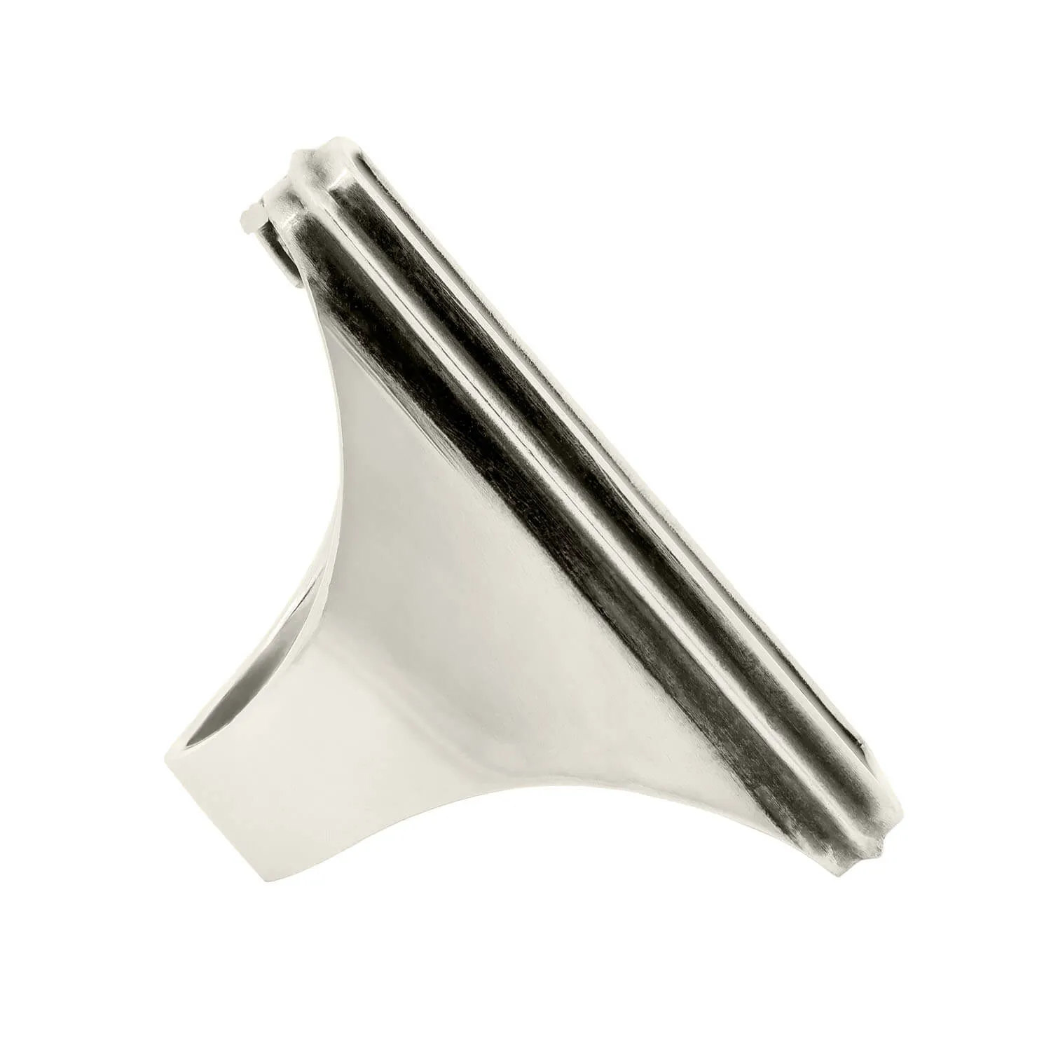 ANN DEMEULEMEESTER Estate Sterling Silver Mirror Ring