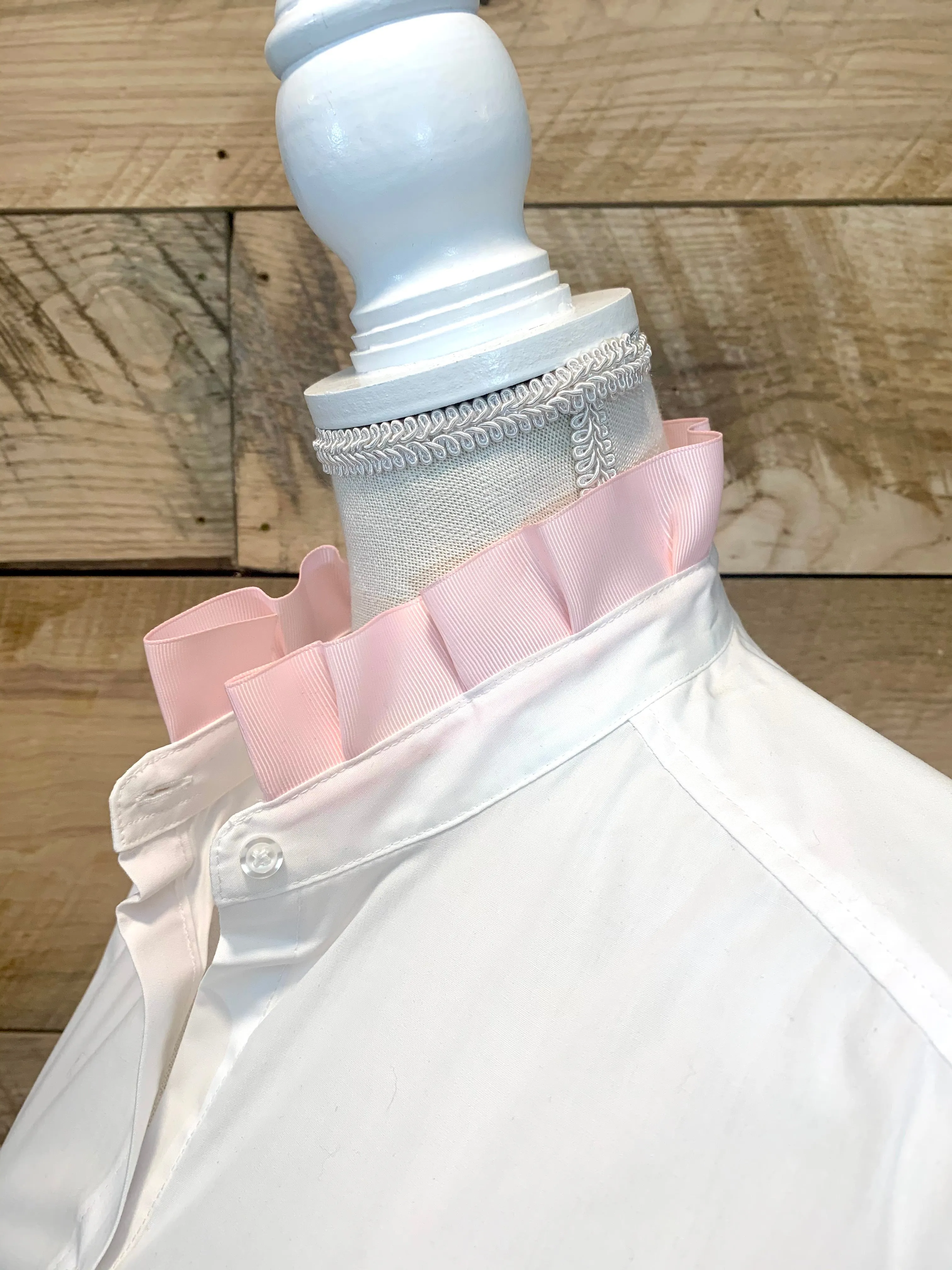 Barbara Ann Ribbon Trim Shirt (S34RW-Blush)