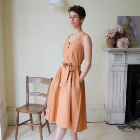 Belted Sun Dress - Clay