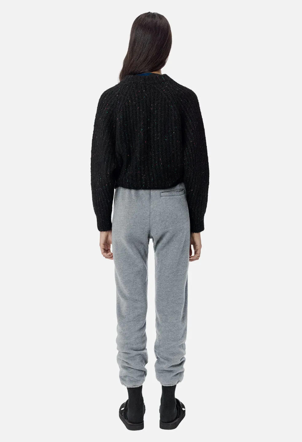 Belted Vintage Fleece Sweatpants / Lunar