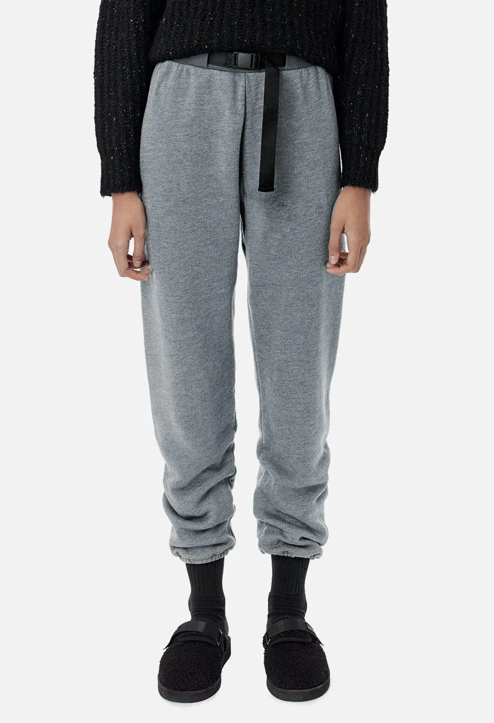 Belted Vintage Fleece Sweatpants / Lunar