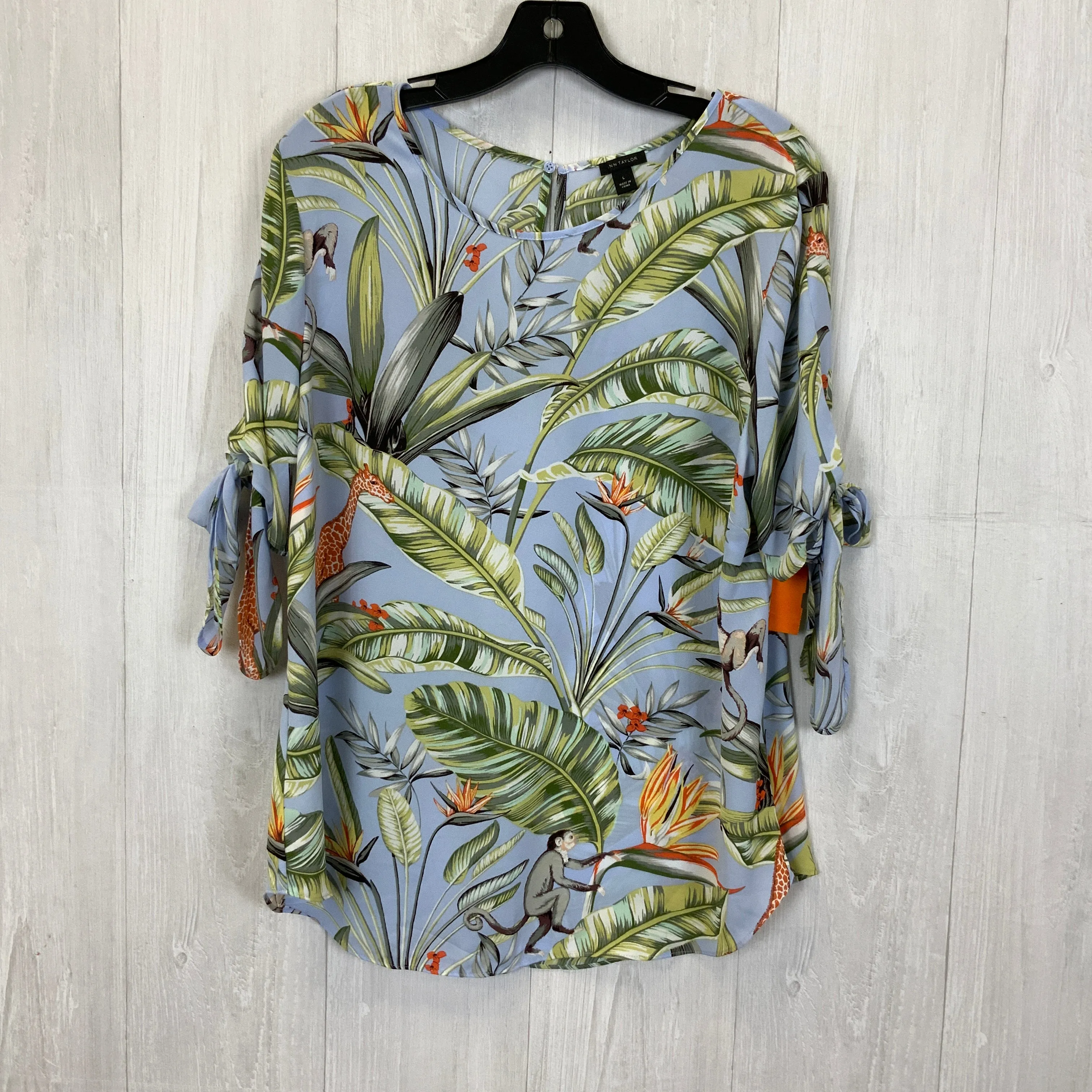 Blouse Short Sleeve By Ann Taylor  Size: L