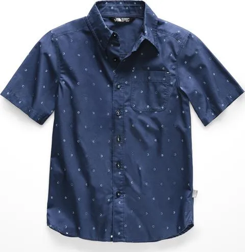 Boys' The North Face | Bay Trail Shirt with Short Sleeves | Shady Blue