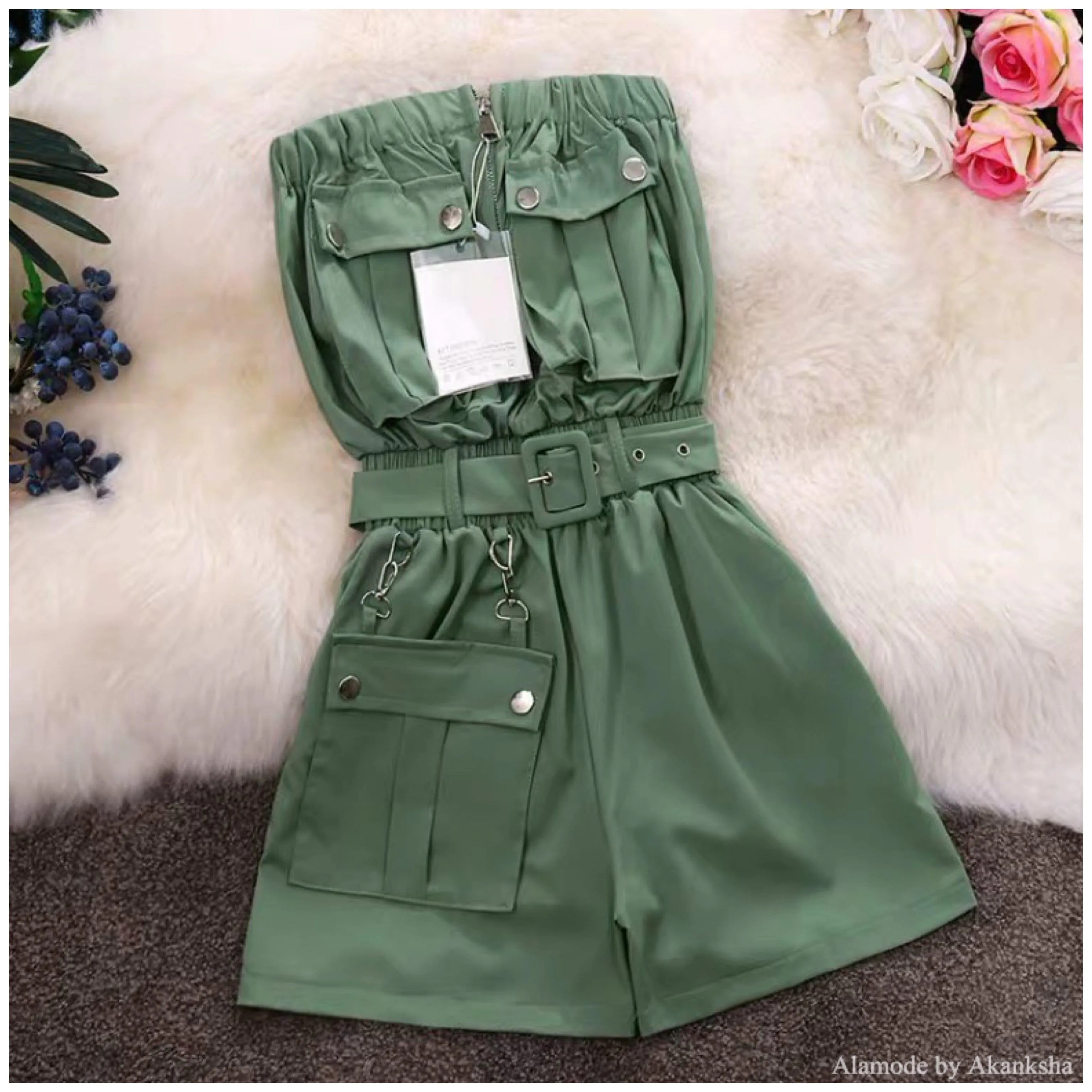 Ciana Belted Romper