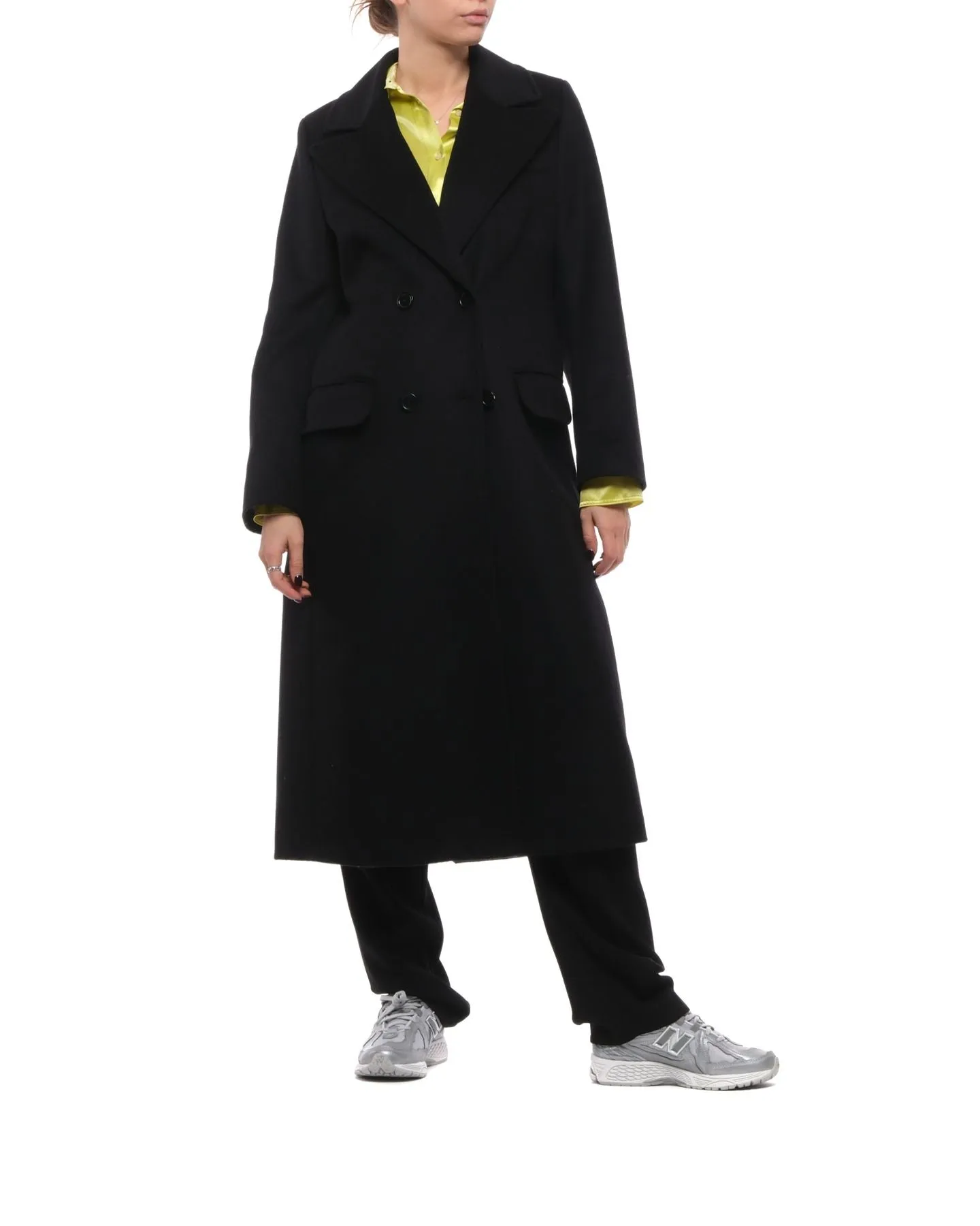 Coat woman OLAND 271 22 BLACK Hanami D'or