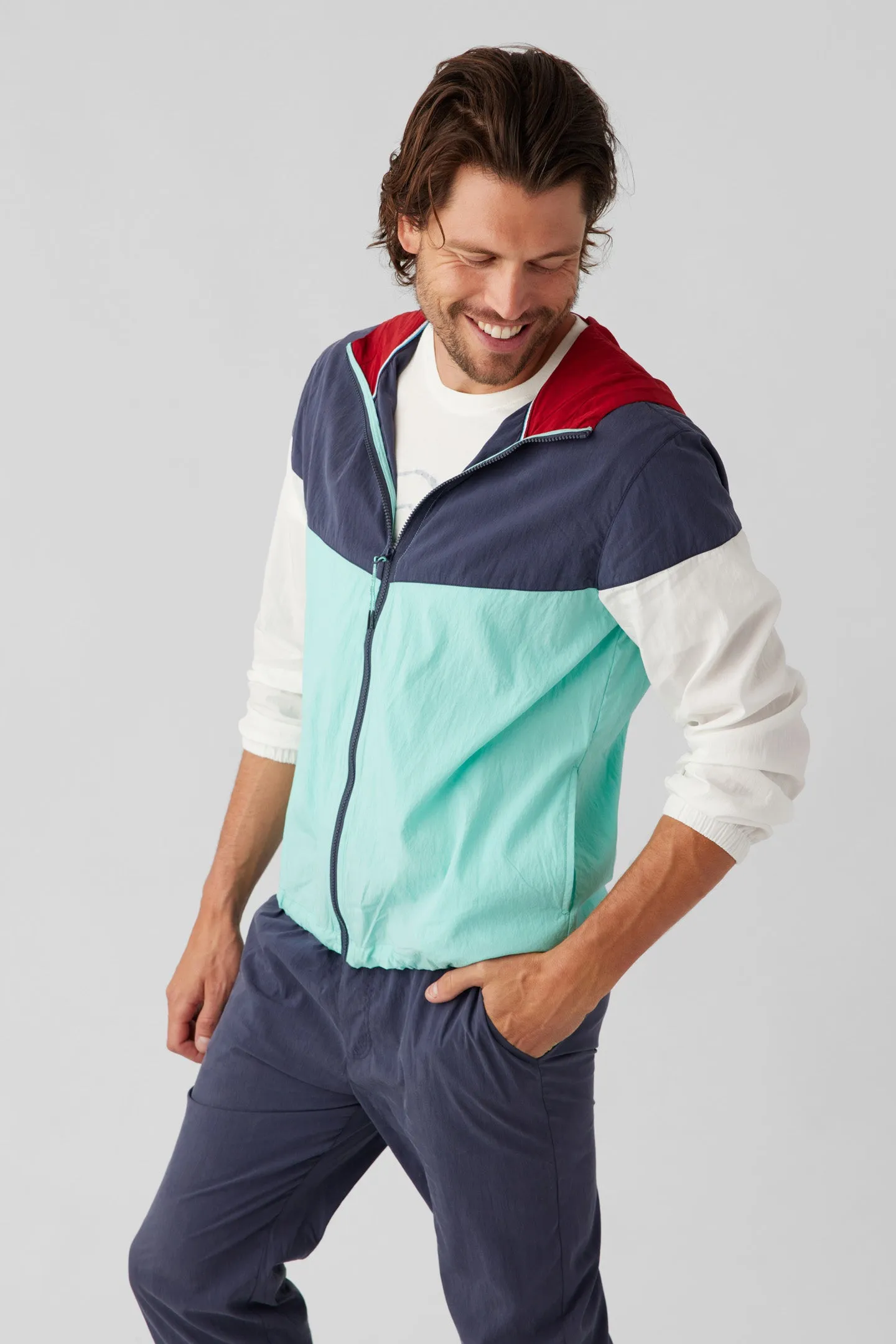 Colorblock Hooded Jacket