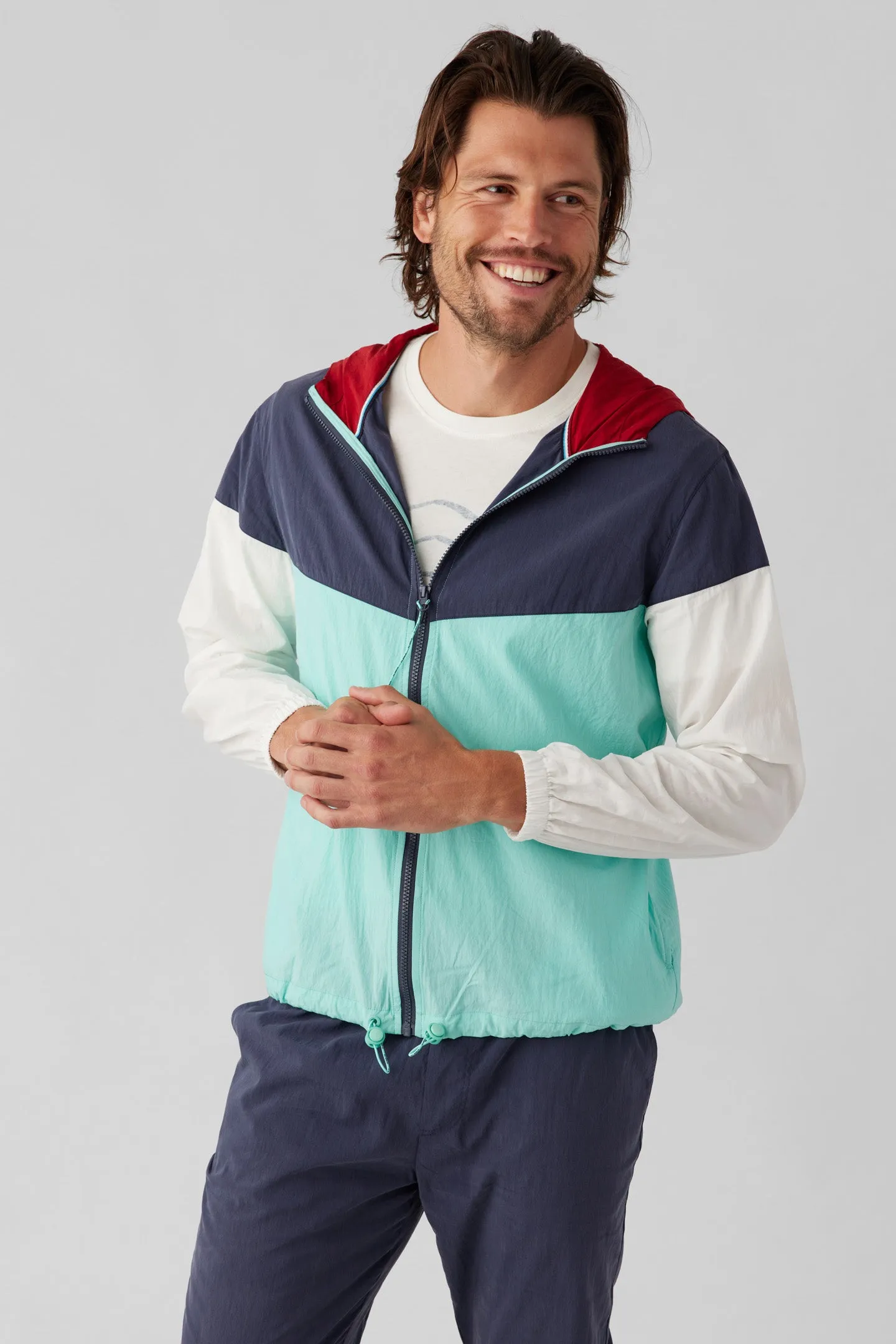 Colorblock Hooded Jacket