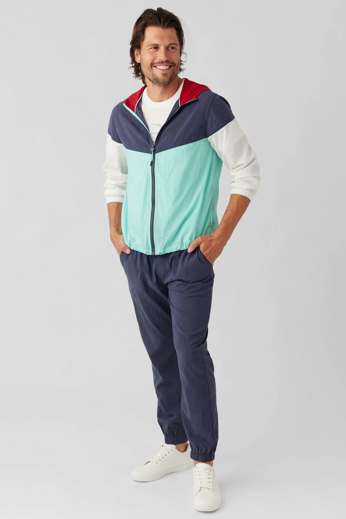 Colorblock Hooded Jacket