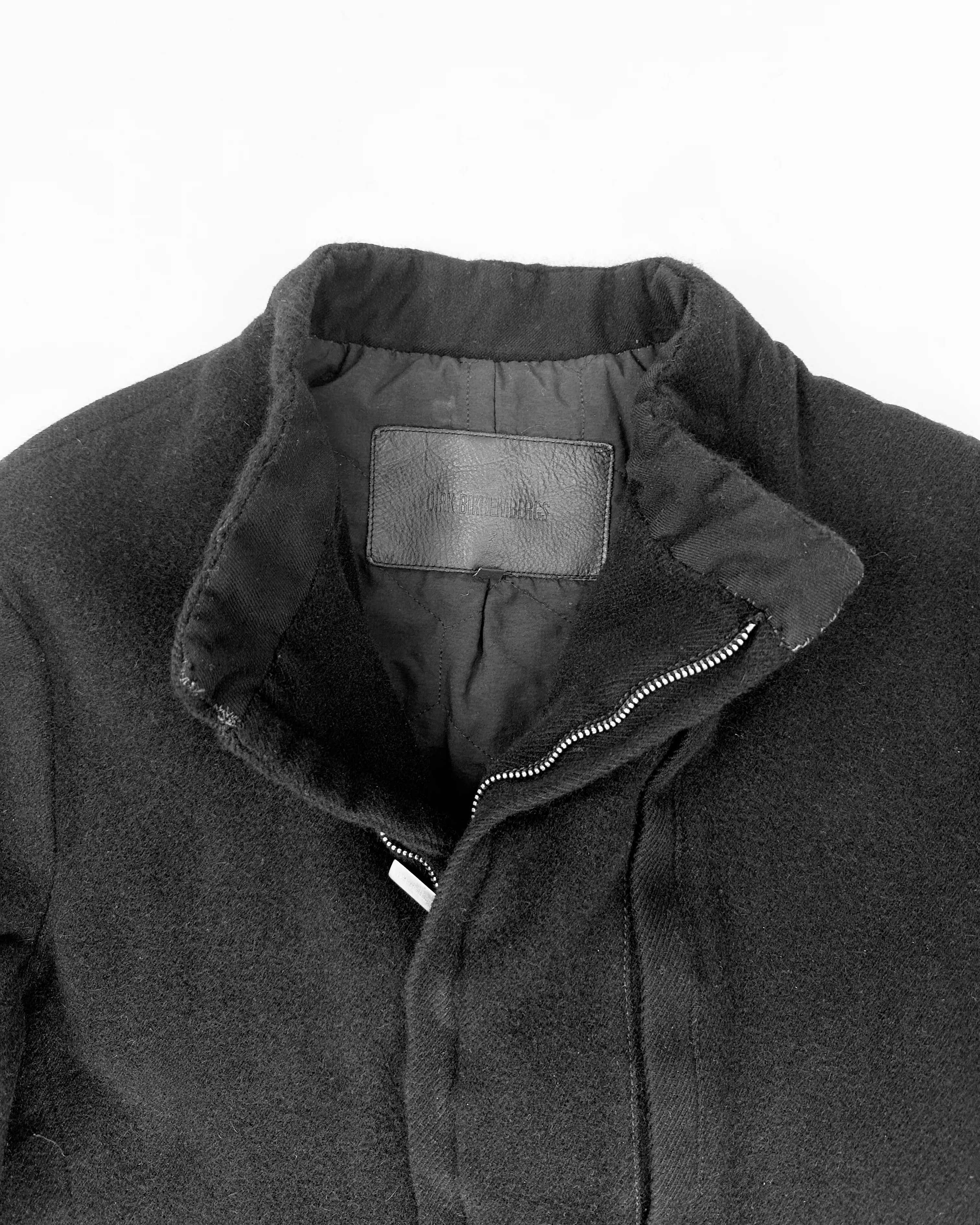 Dirk Bikkembergs Black Long Utility Coat 1990's