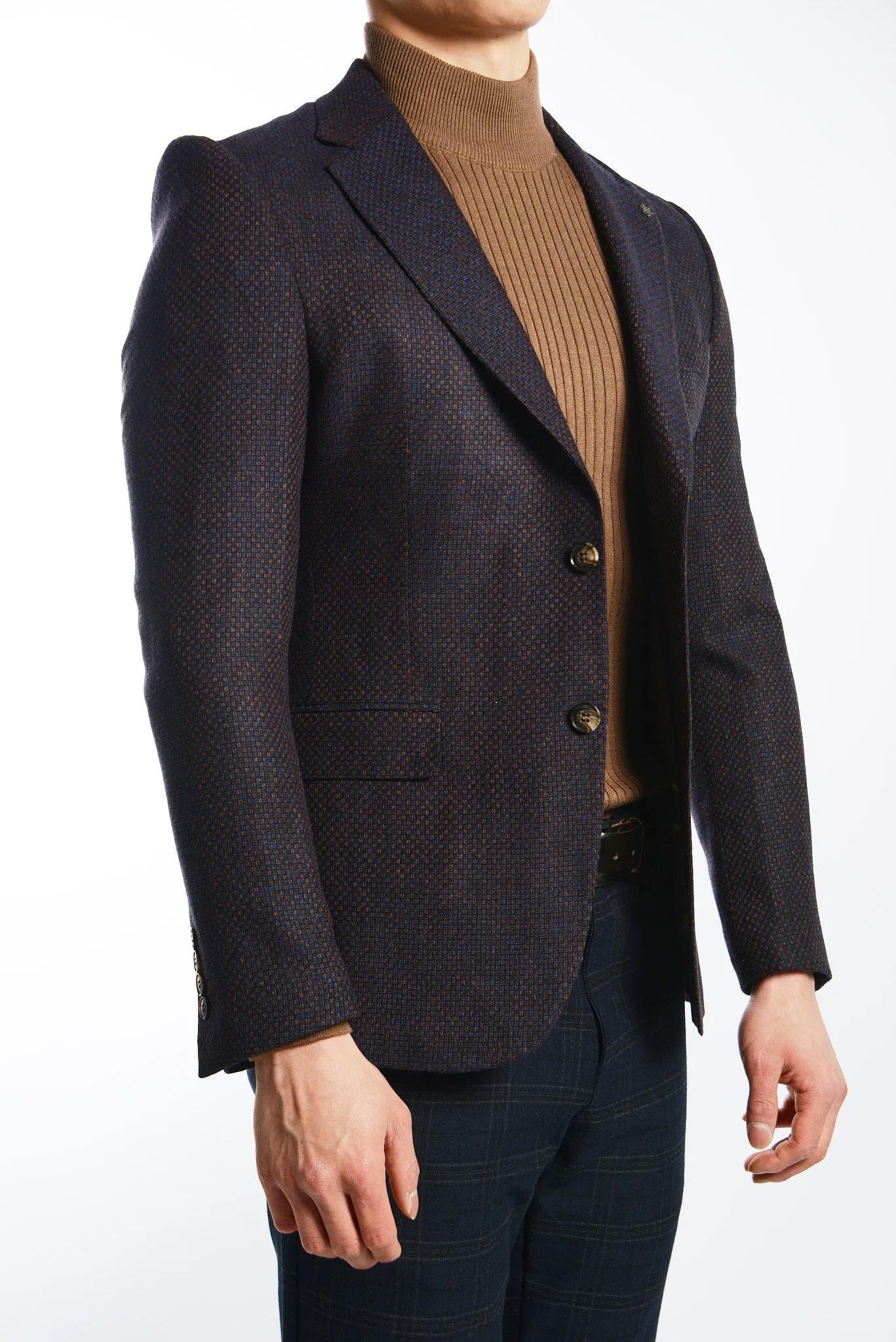 DT Two Tone Dot Euro Sport Coat