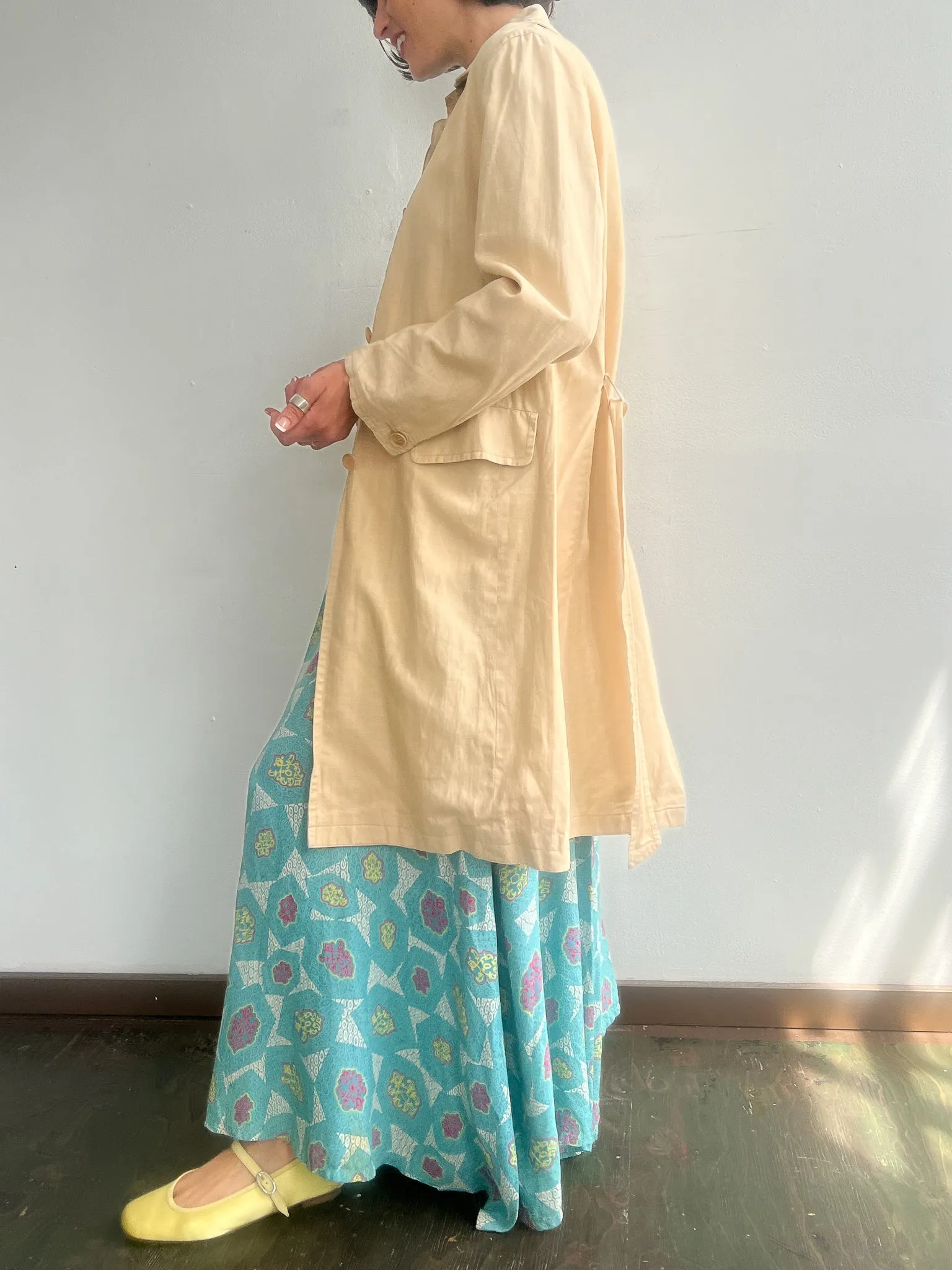 Ecru Linen Jacket (L)