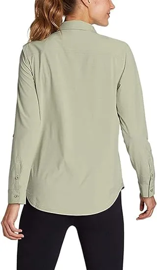 Eddie Bauer Women's Button Up Long Sleeve Top