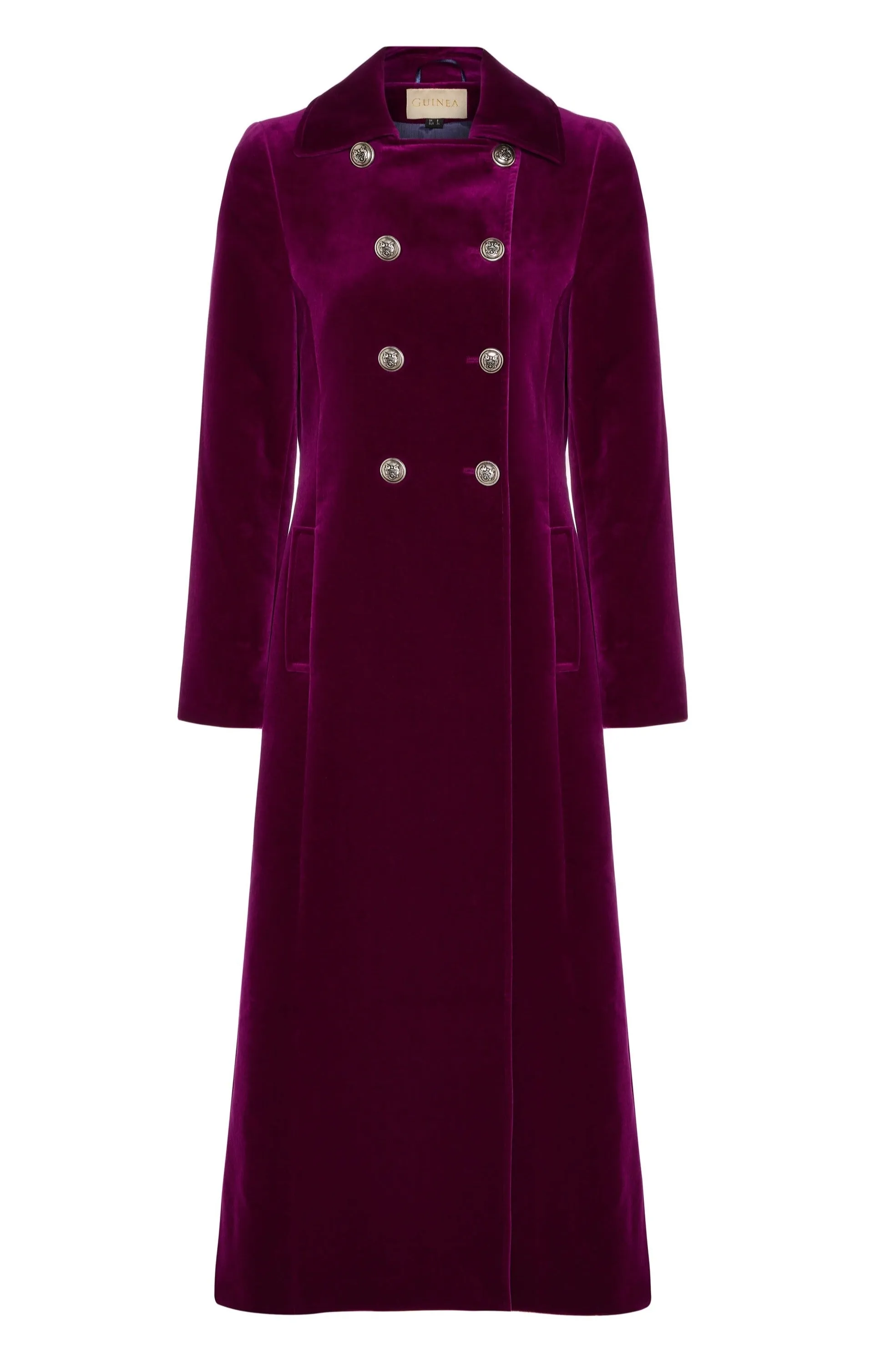 Electra Long Pink Coat - Limited Edition Velvet