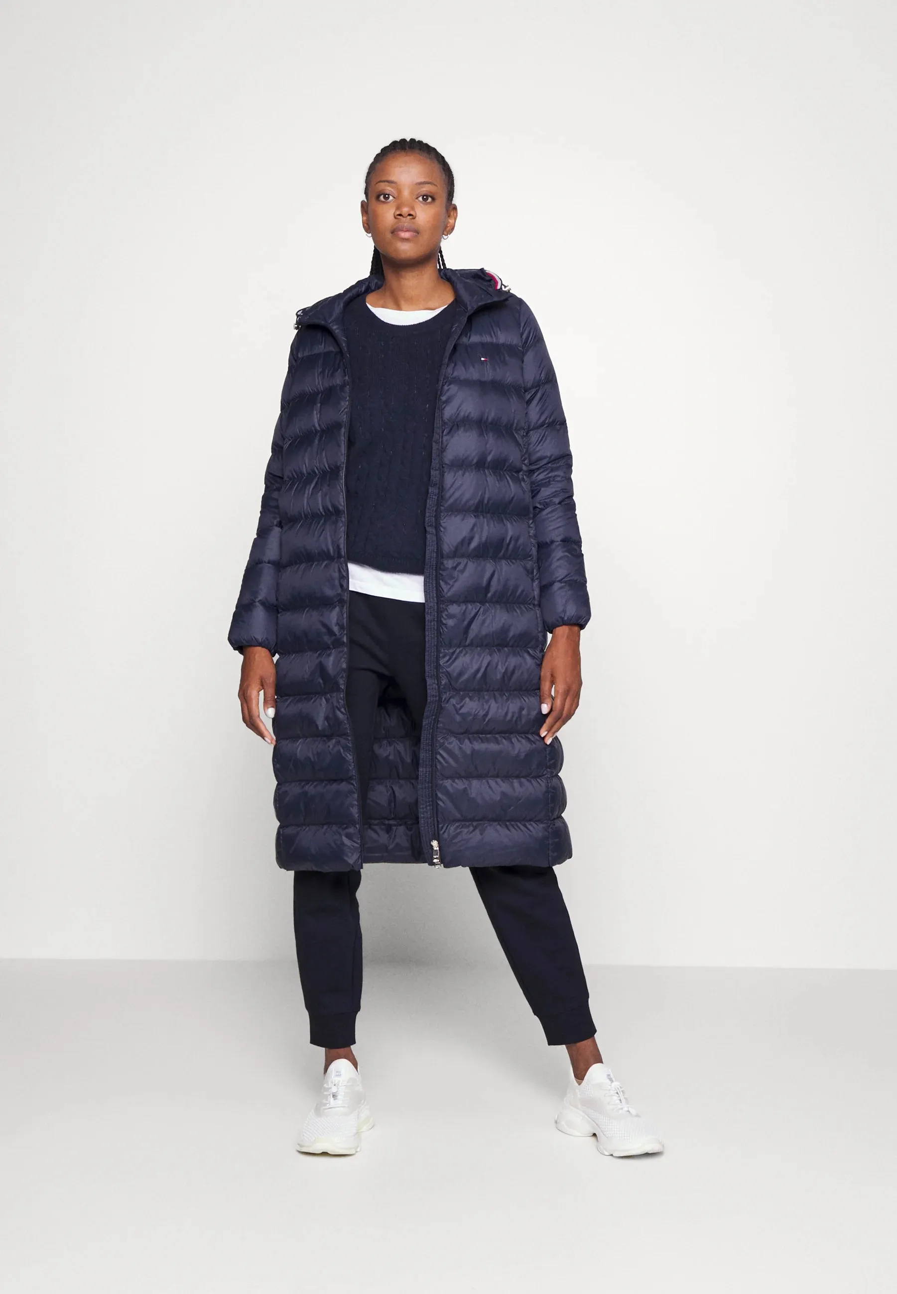 Essential  LW Maxi Coat - Navy