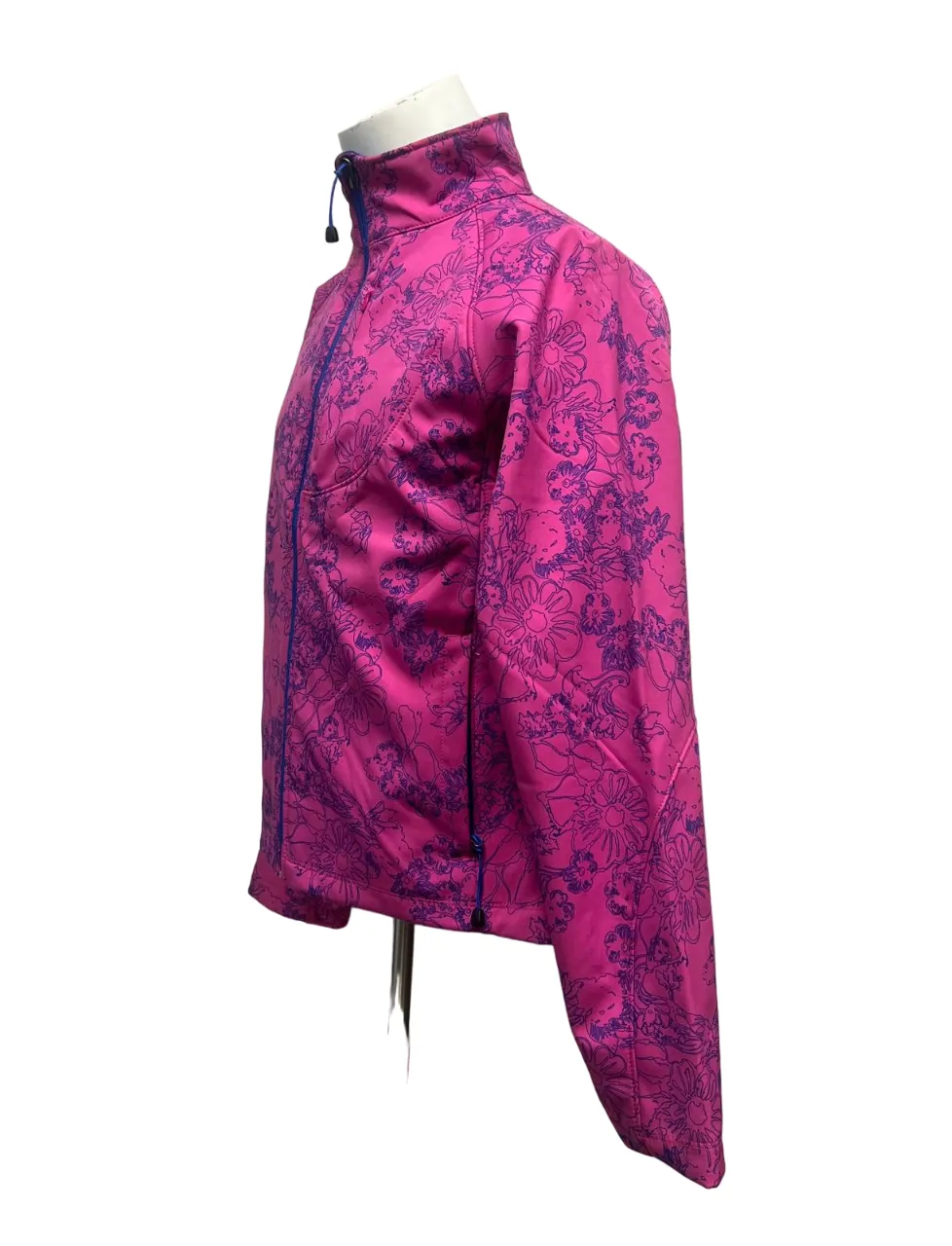 GP Jacket Ladies' Pink and Blue Flowers