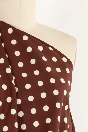 Henna Dots Japanese Cotton Stretch Woven