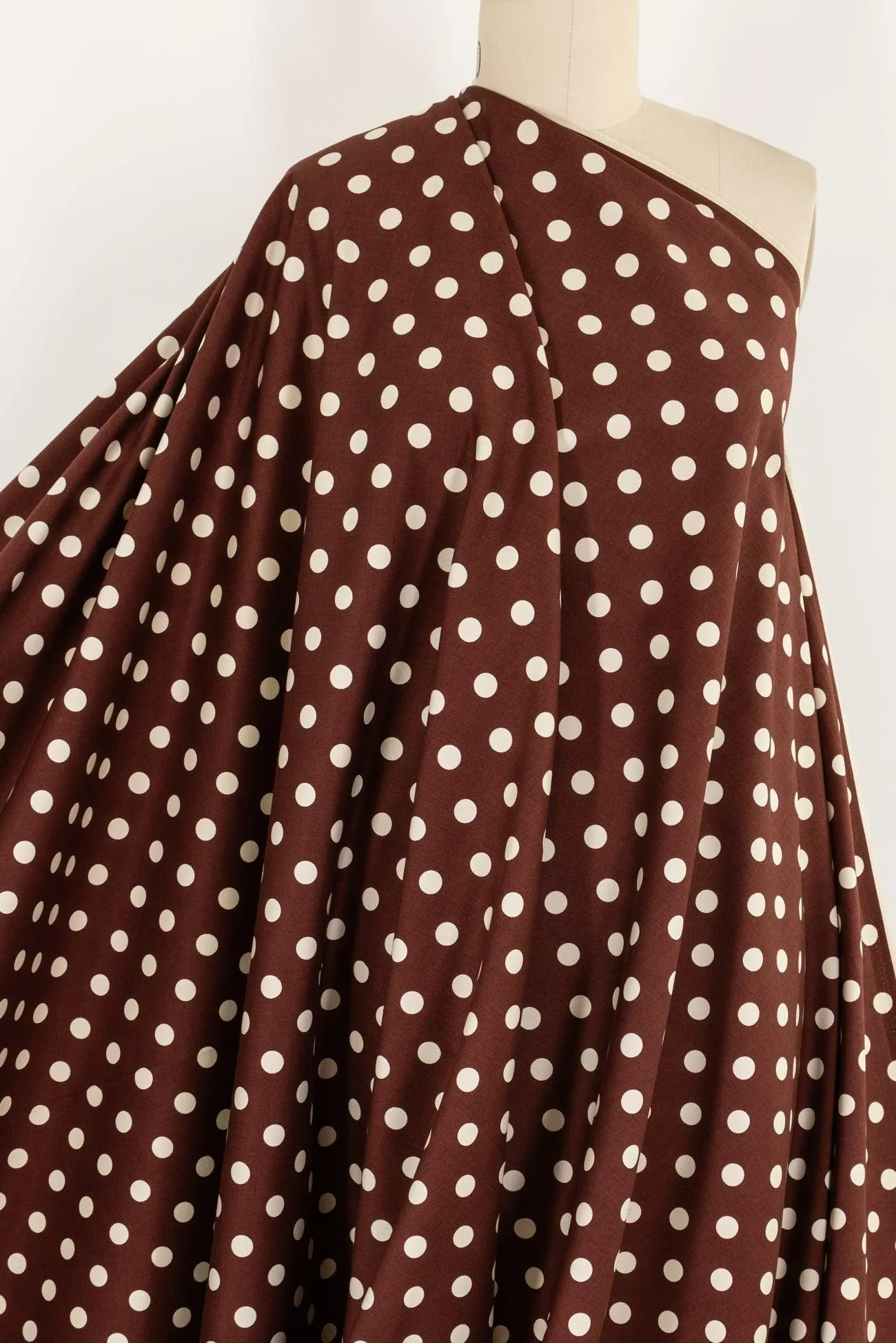 Henna Dots Japanese Cotton Stretch Woven