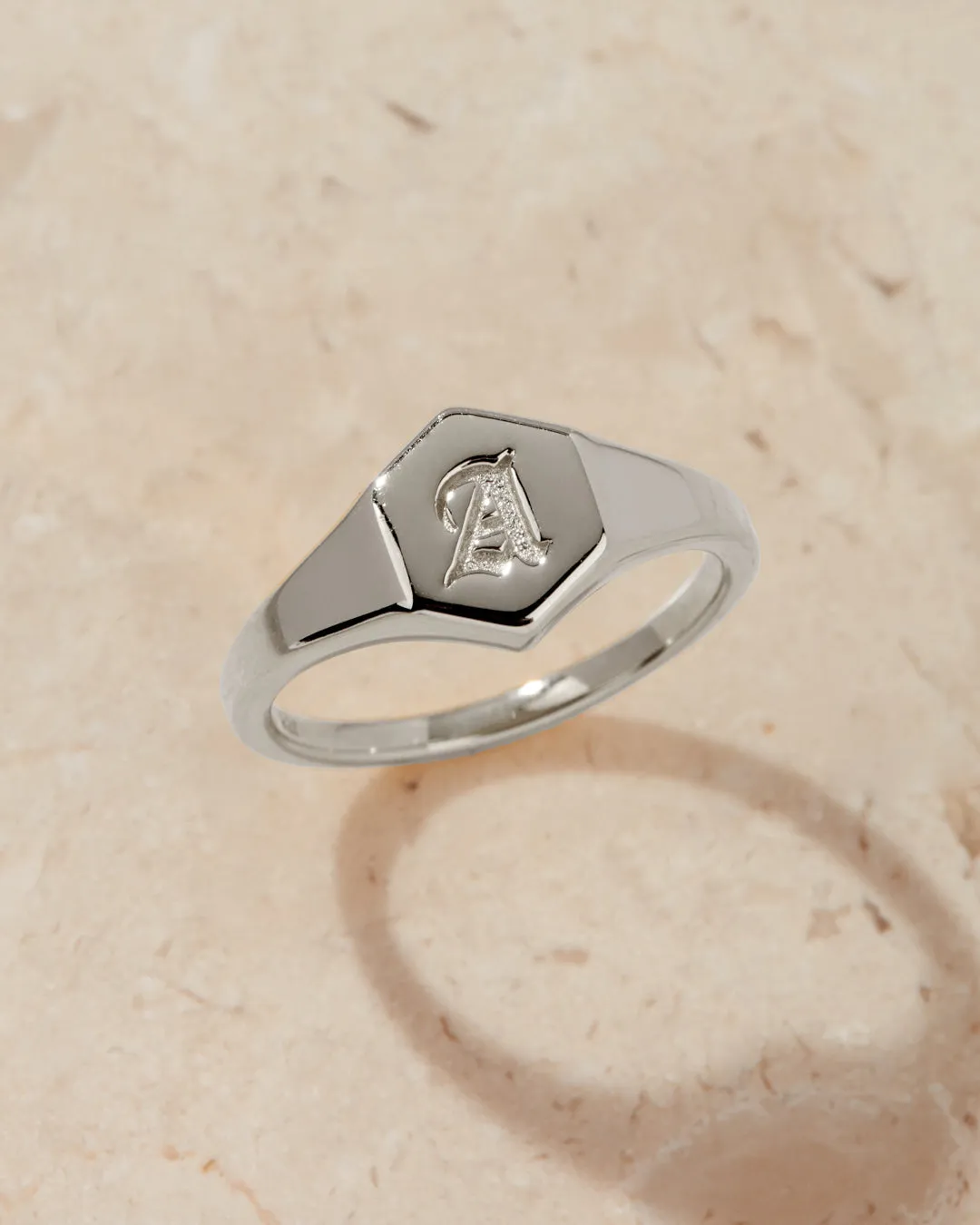 Hexagon Signet Ring [Old English]