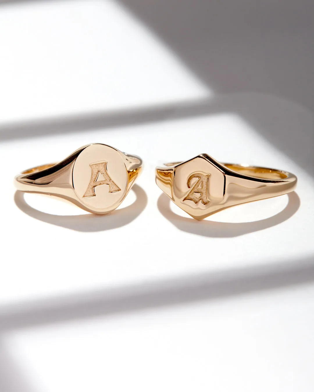 Hexagon Signet Ring [Old English]