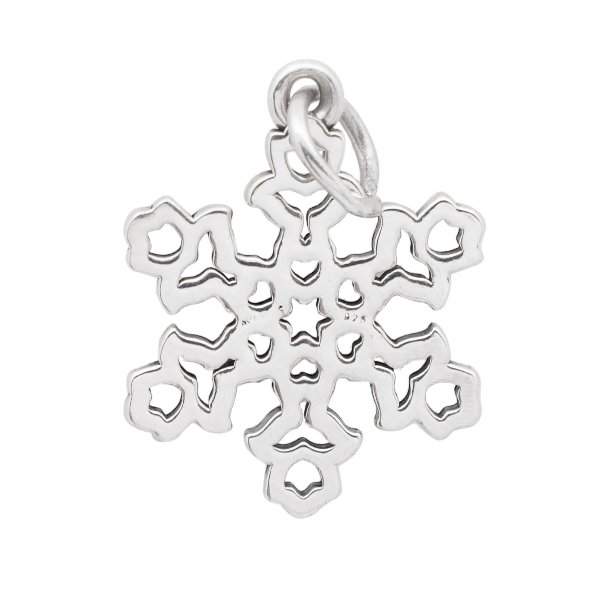 James Avery 925 Sterling Silver Dutch Snowflake Pendant Charm