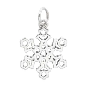 James Avery 925 Sterling Silver Dutch Snowflake Pendant Charm