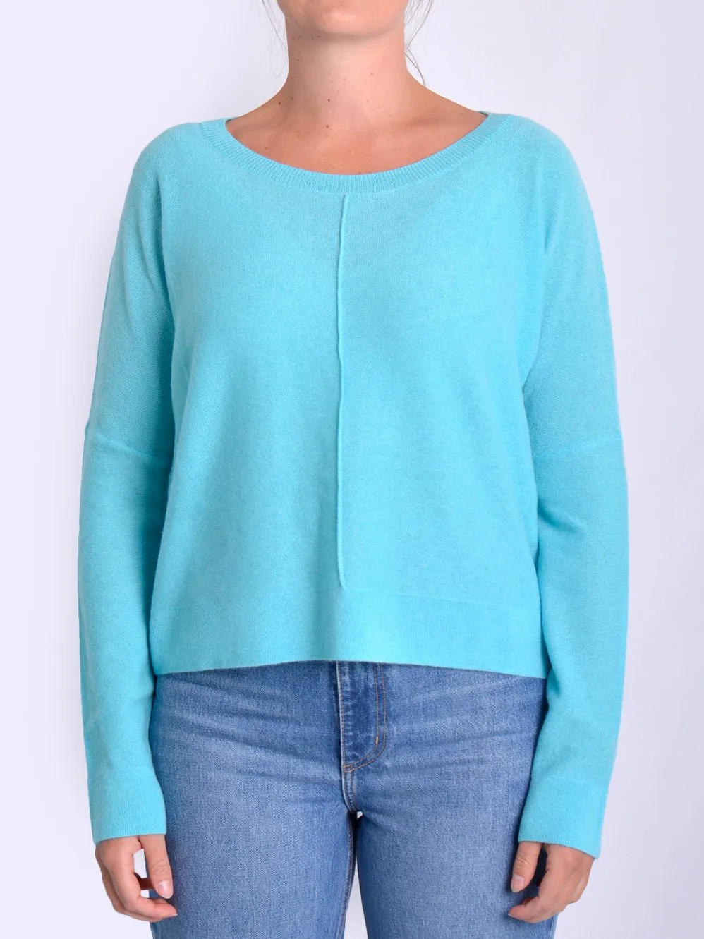 JAMES MELBOURNE CASHMERE SEAM SWEATER