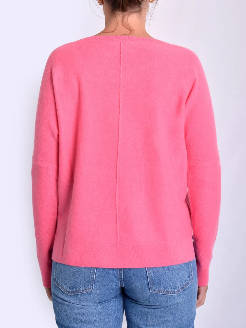 JAMES MELBOURNE CASHMERE SEAM SWEATER