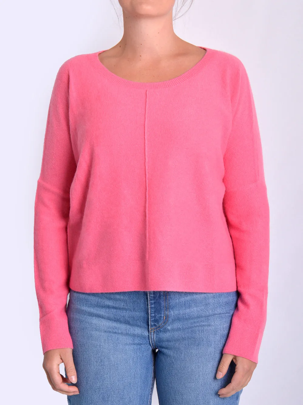 JAMES MELBOURNE CASHMERE SEAM SWEATER