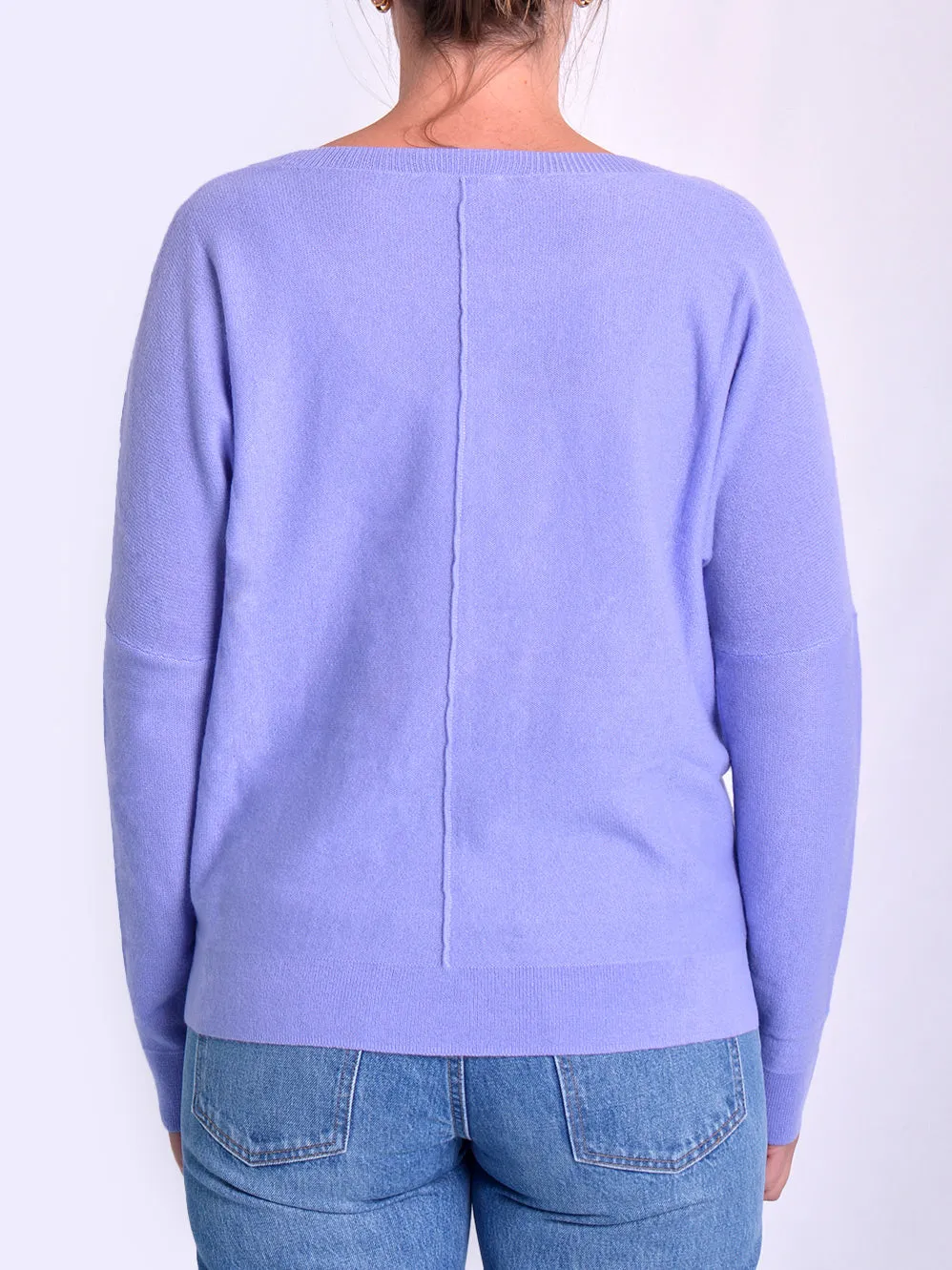 JAMES MELBOURNE CASHMERE SEAM SWEATER