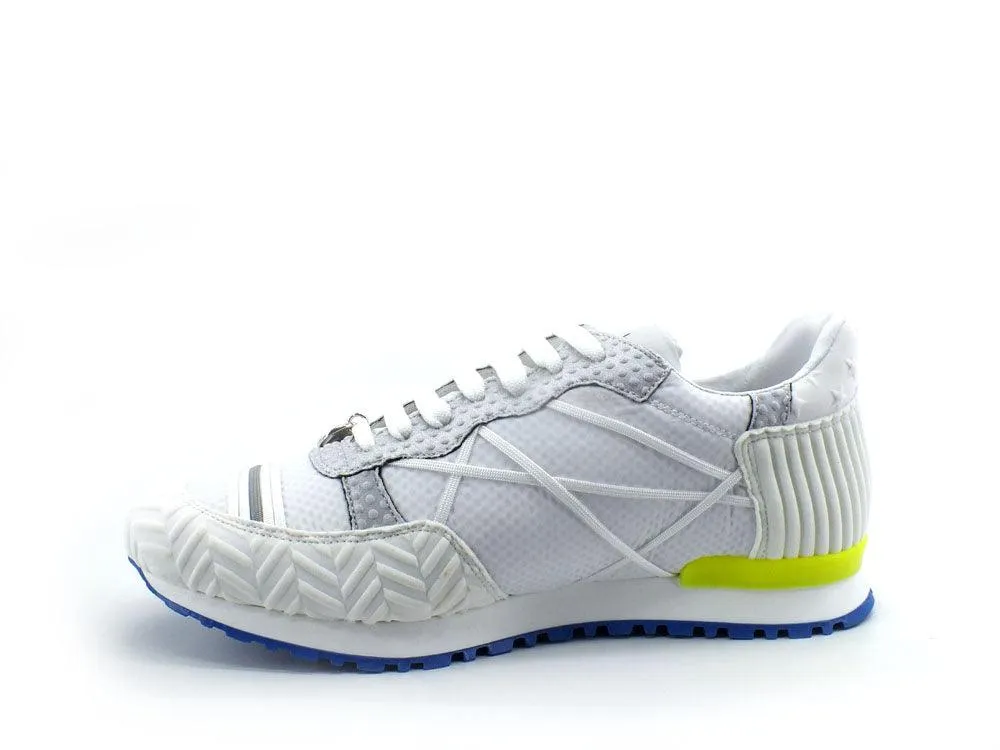 L4K3 Mr. Big Old School Sneaker Running White Fluo F09-OLD