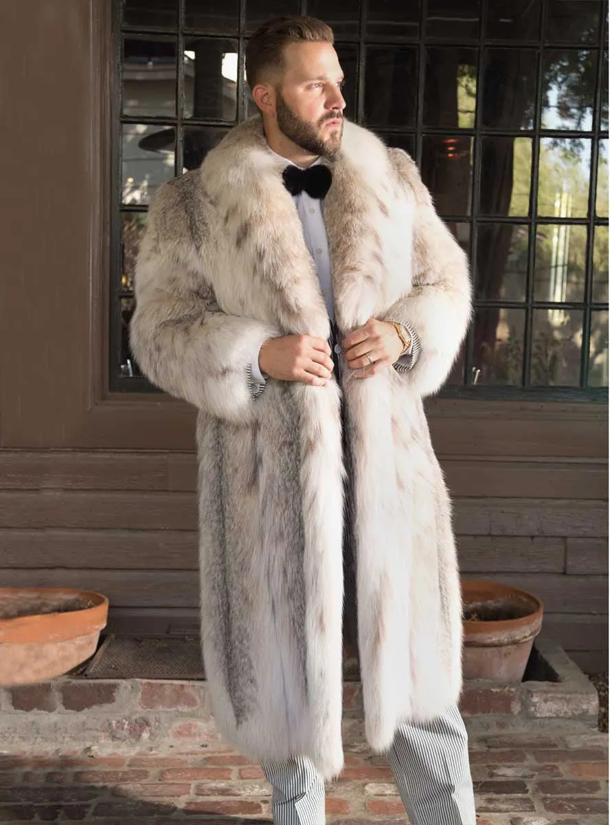 Men's Lynx Fur Coat