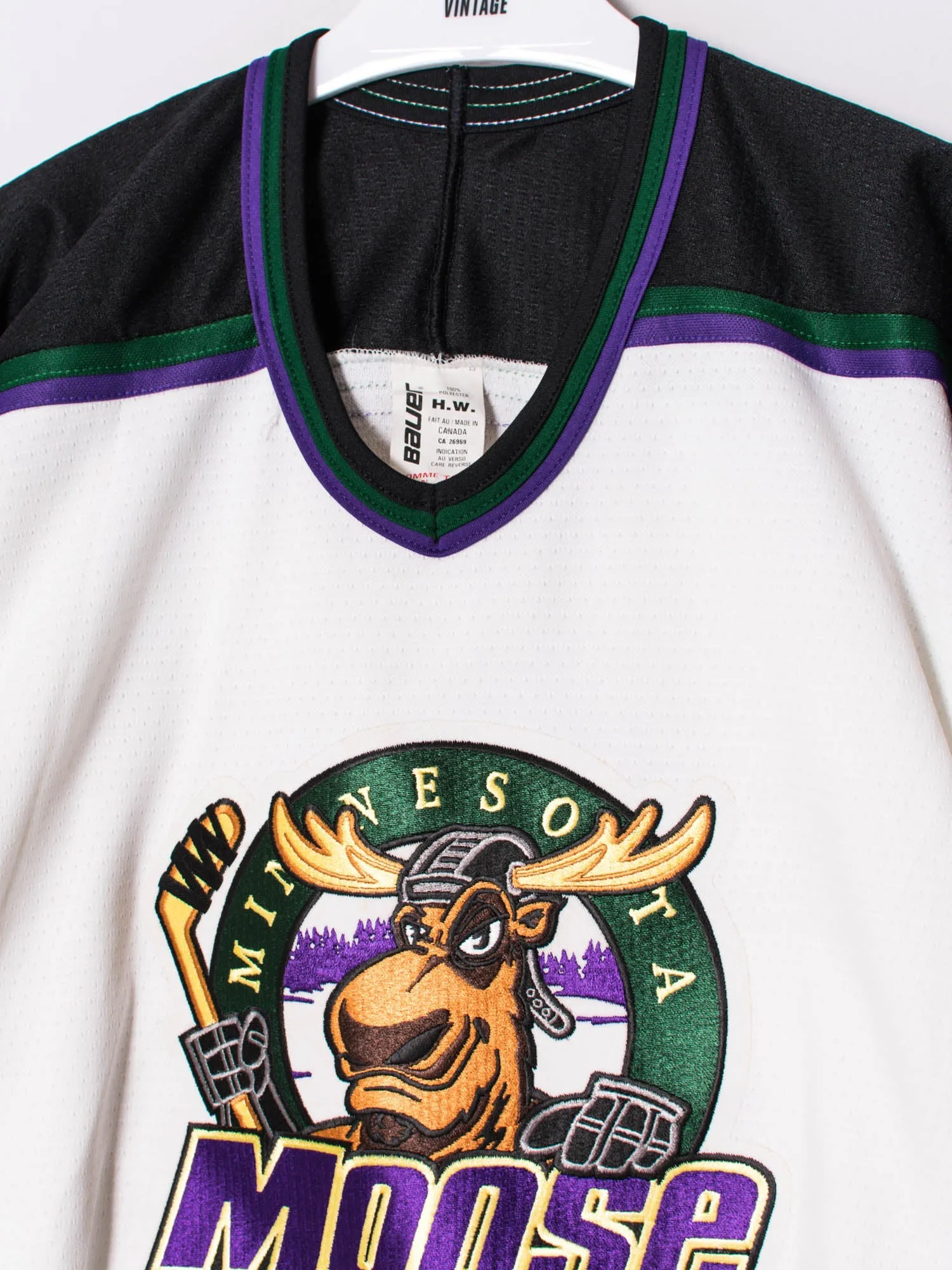 Minnesota Moose Bauer Hockey 1994/1995 Home Jersey