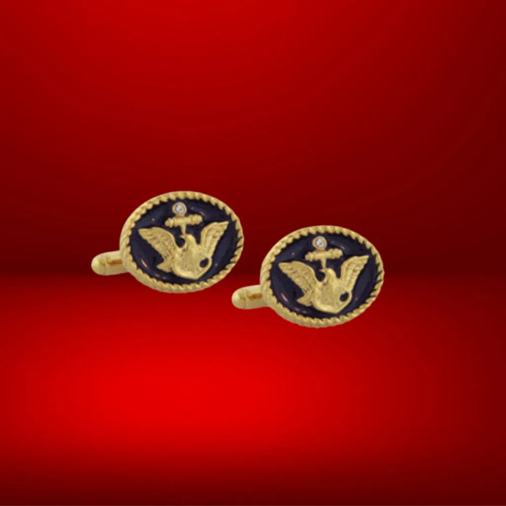 Navy Cufflinks