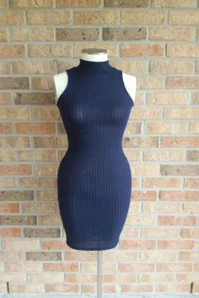 Navy Sleeveless Dress