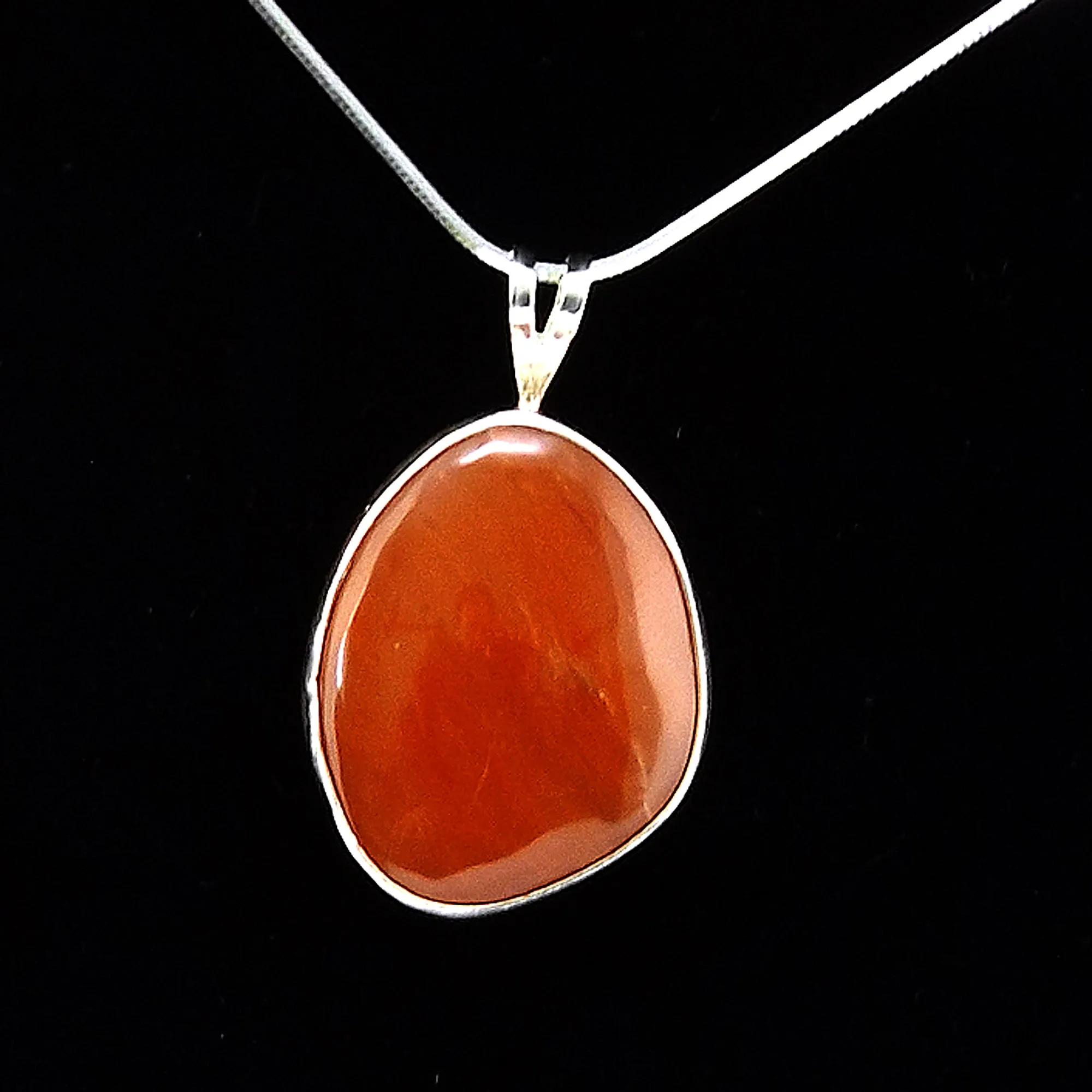 North Carolina Carnelian Pendant Necklace