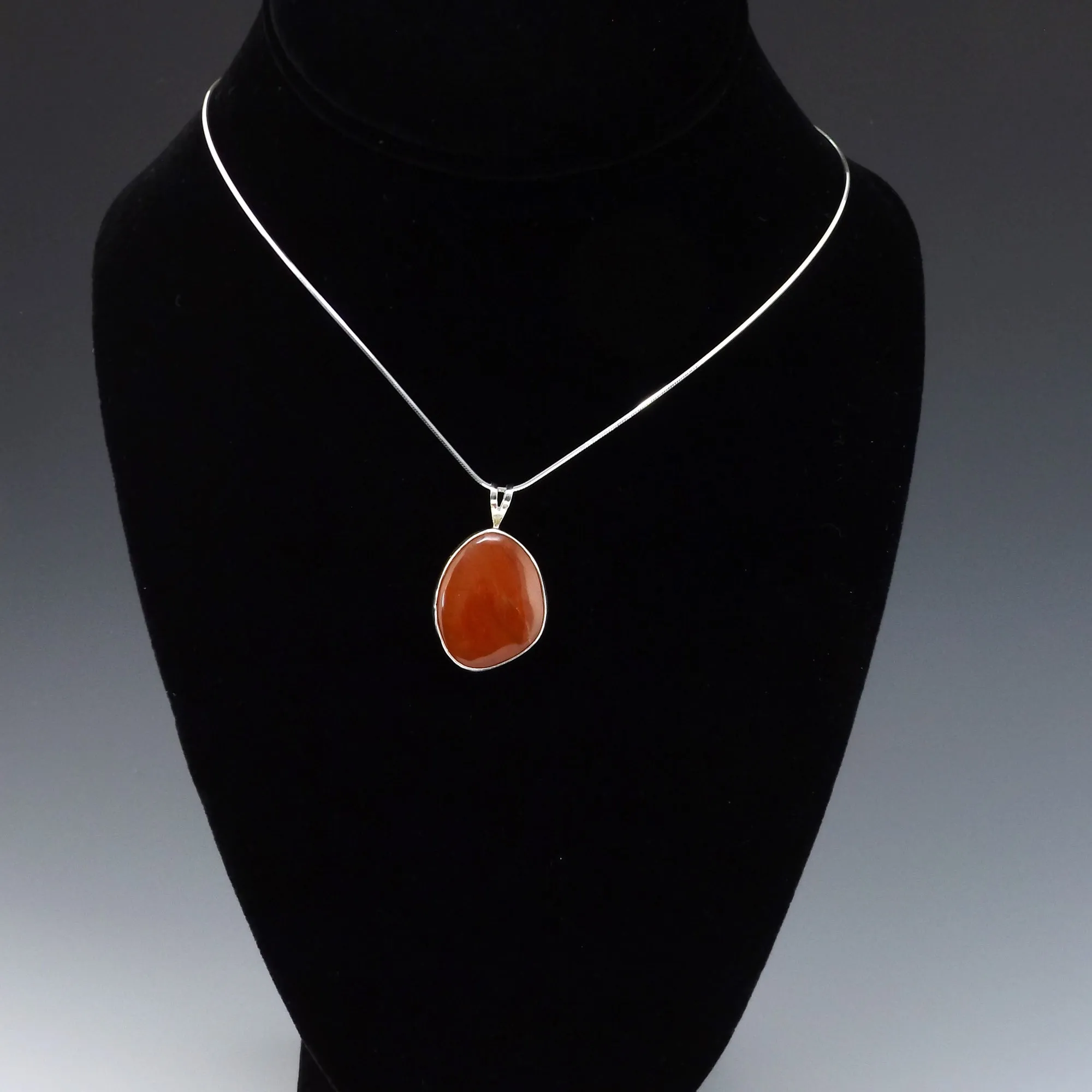 North Carolina Carnelian Pendant Necklace