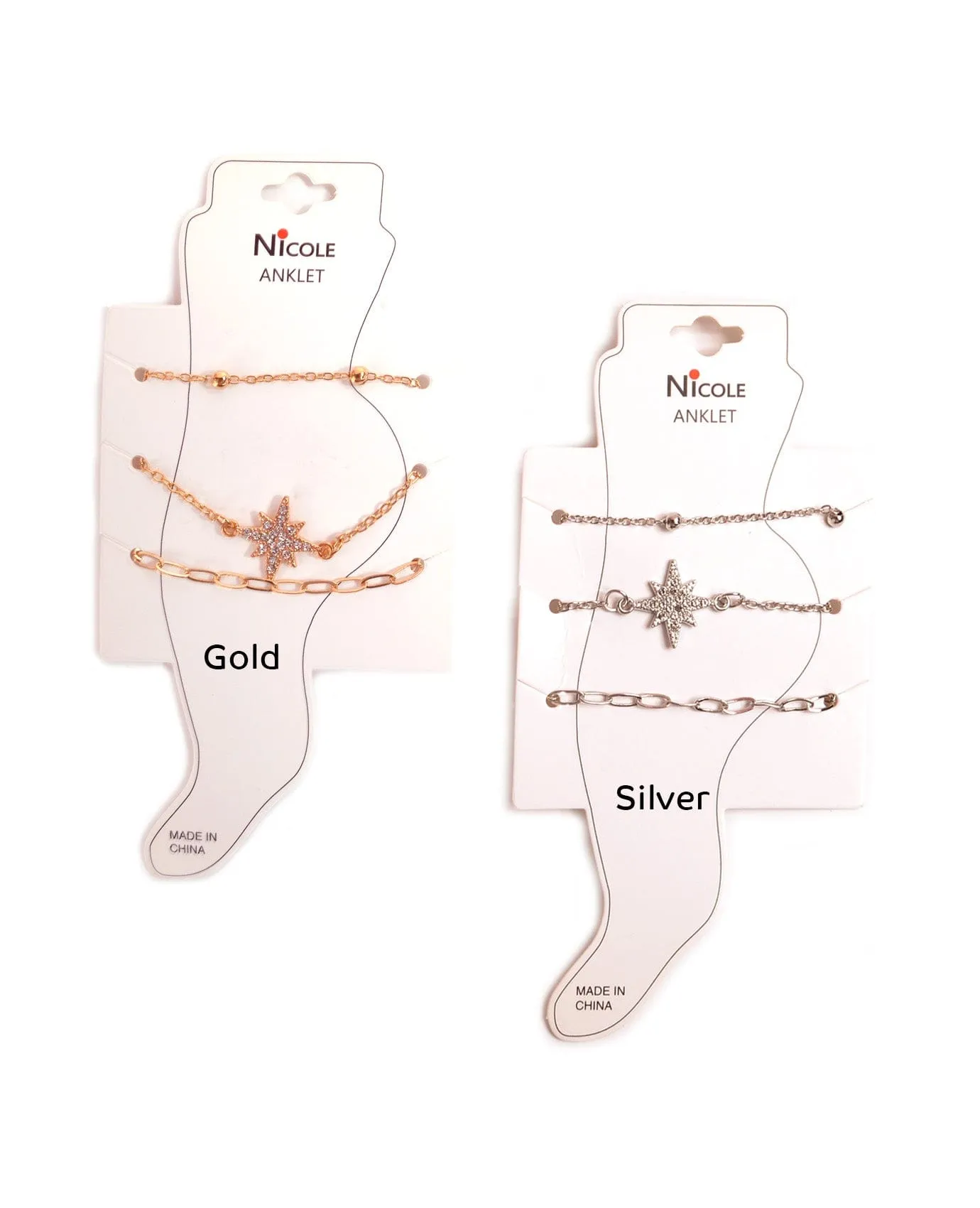 North Star Anklet Bracelet