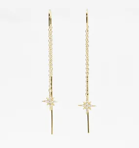 North Star Threader Earrings