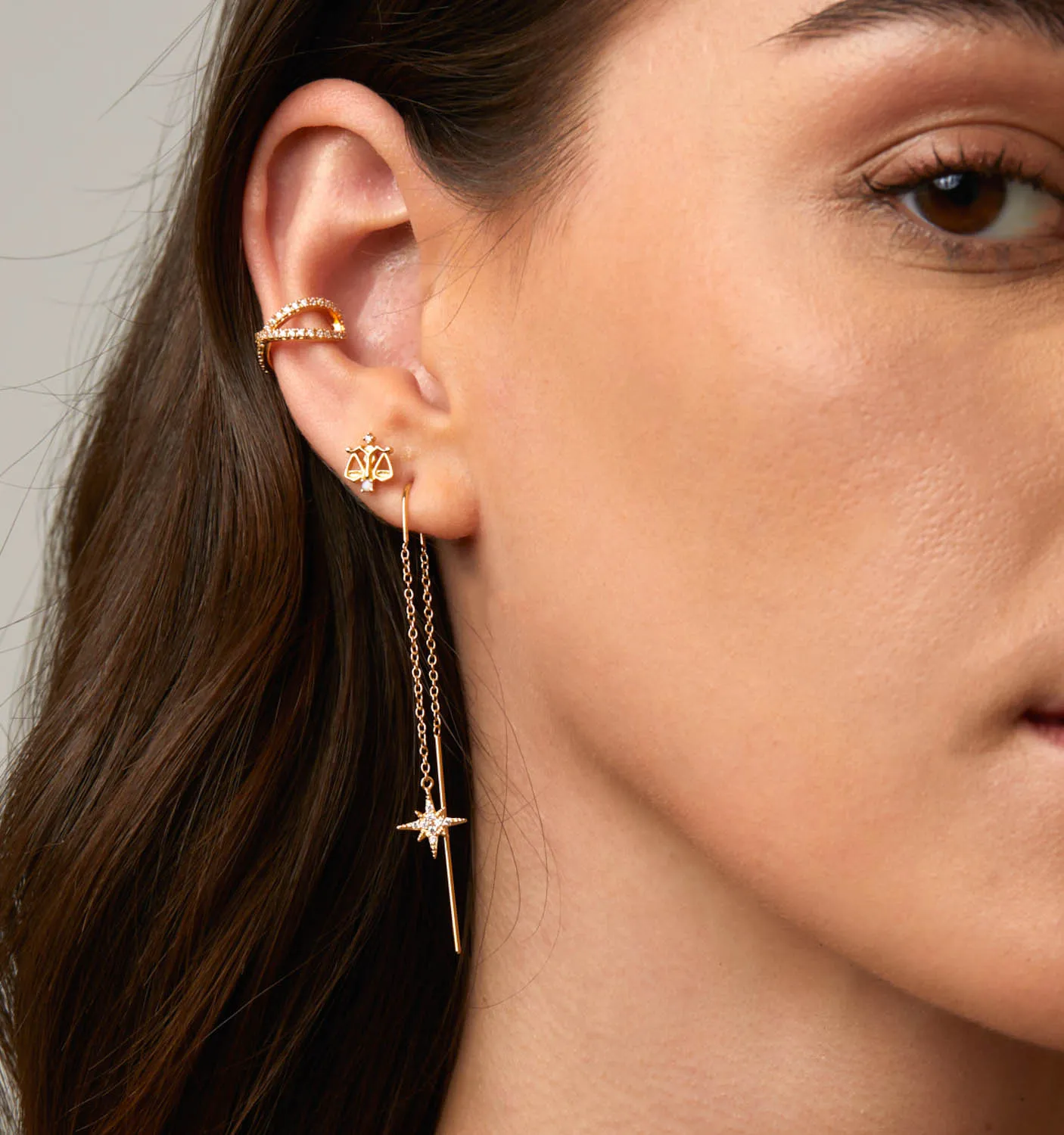 North Star Threader Earrings