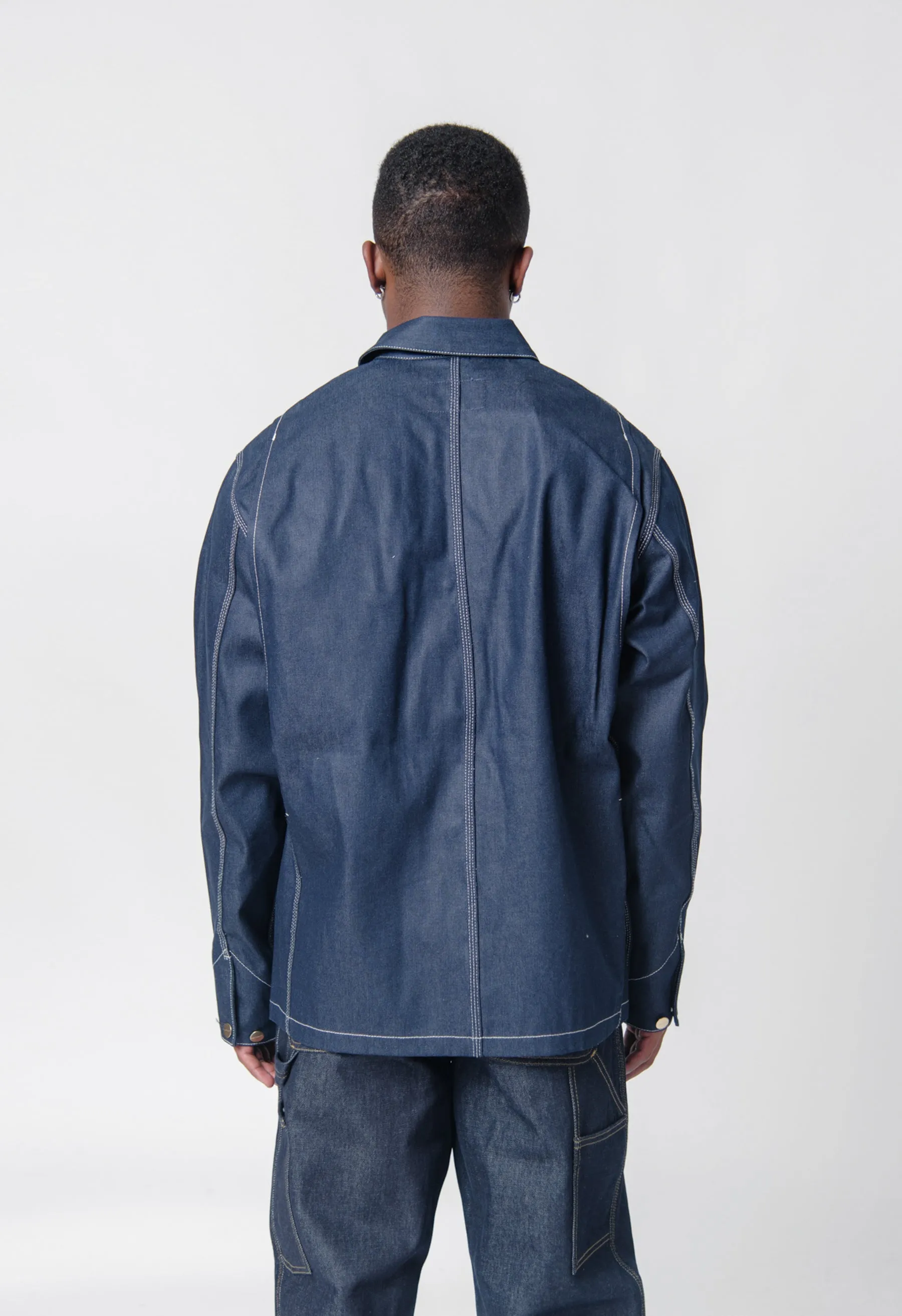 OG Chore Coat Blue Rigid I031896