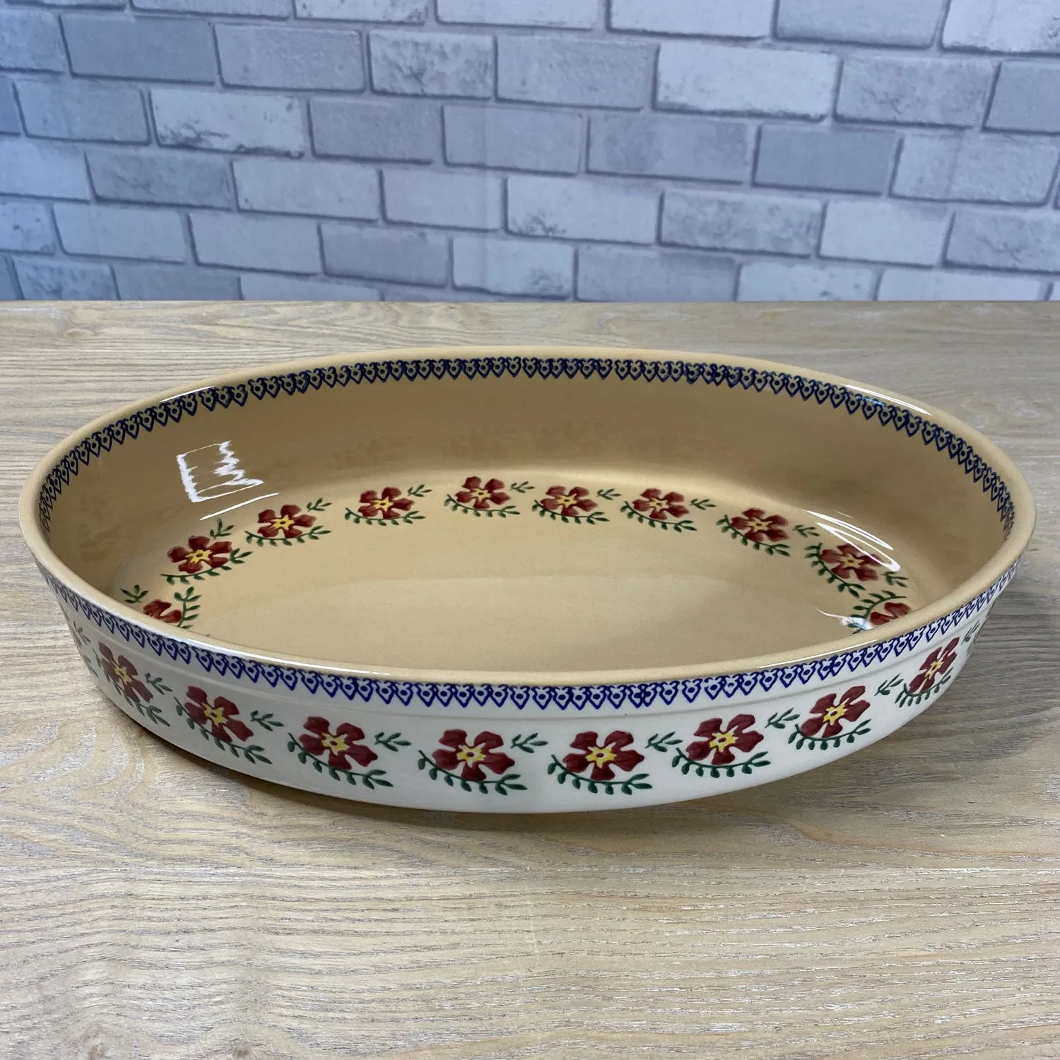 Old Rose Ovenware Medium Oval DIsh