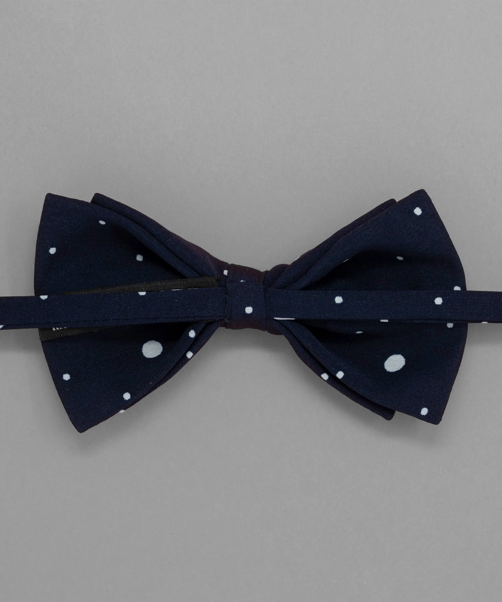 Old School Blue Polka Dot Bowtie