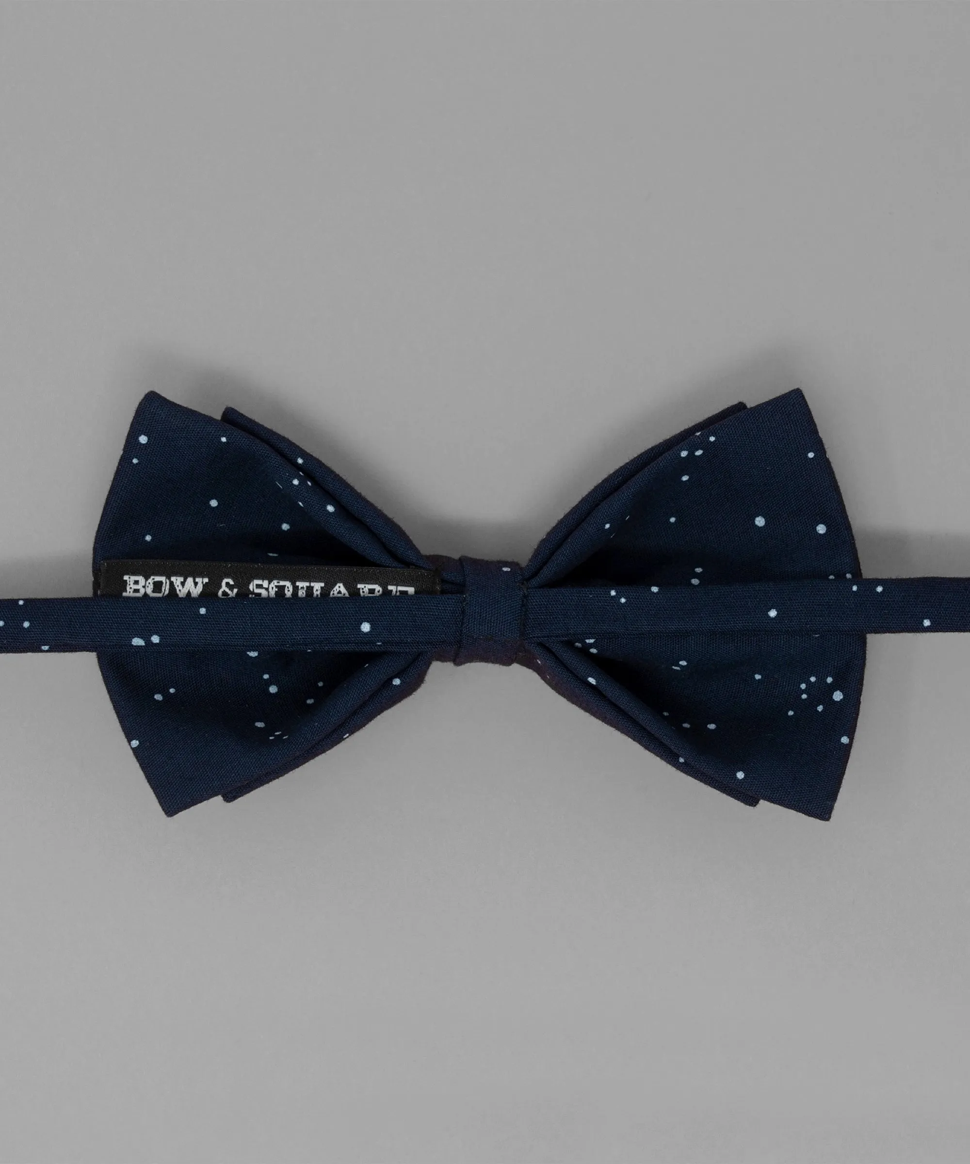 Old School Blue Polka Dot Bowtie