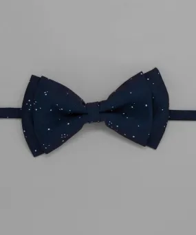 Old School Blue Polka Dot Bowtie